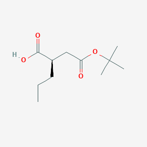 (R)-2-(2-(tert-Butoxy)-2-oxoethyl)pentanoic acid