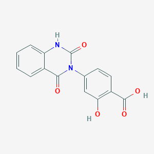 4-(2,4-dioxo-1,4-dihydroquinazolin-3(2H)-yl)-2-hydroxybenzoic acid