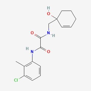 N-(3-chloro-2-methylphenyl)-N'-[(1-hydroxycyclohex-2-en-1-yl)methyl]ethanediamide