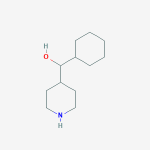 molecular formula C12H23NO B2582724 Cyclohexyl(piperidin-4-yl)methanol CAS No. 86690-35-9