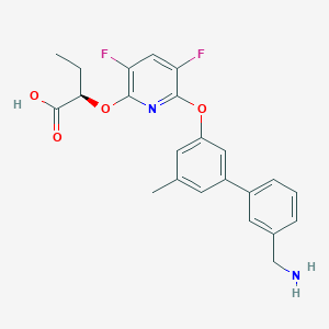 molecular formula C23H22F2N2O4 B2582733 ZK824859 CAS No. 2271122-53-1
