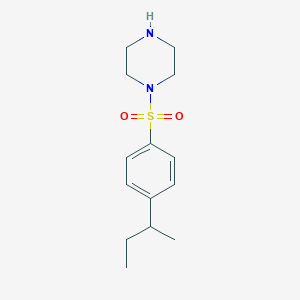 1-[(4-Sec-butylphenyl)sulfonyl]piperazine