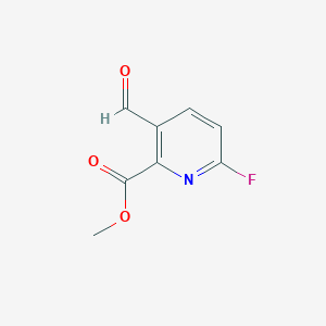 Methyl 6-fluoro-3-formylpyridine-2-carboxylate