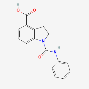 1-(Phenylcarbamoyl)indoline-4-carboxylic acid