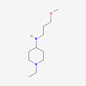 molecular formula C11H24N2O B2582850 (1-Ethyl-piperidin-4-yl)-(3-methoxy-propyl)-amine CAS No. 416870-21-8