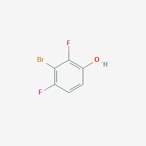 molecular formula C6H3BrF2O B2583047 3-Bromo-2,4-difluorophenol CAS No. 1541784-30-8