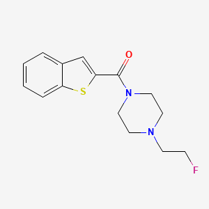 Benzo[b]thiophen-2-yl(4-(2-fluoroethyl)piperazin-1-yl)methanone