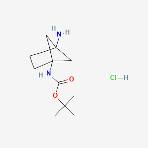Tert-butyl (4-aminobicyclo[2.1.1]hexan-1-yl)carbamate hydrochloride