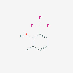 molecular formula C8H7F3O B2583071 2-Methyl-6-(trifluoromethyl)phenol CAS No. 124837-37-2