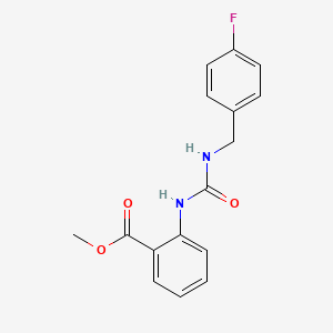 Methyl 2-({[(4-fluorobenzyl)amino]carbonyl}amino)benzenecarboxylate