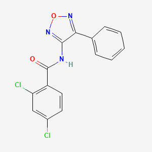 2,4-dichloro-N-(4-phenyl-1,2,5-oxadiazol-3-yl)benzamide