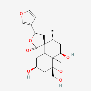 molecular formula C20H26O7 B2583085 Teucroxide CAS No. 87587-49-3