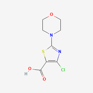4-Chloro-2-(morpholin-4-yl)-1,3-thiazole-5-carboxylic acid