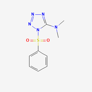 N,N-dimethyl-1-(phenylsulfonyl)-1H-1,2,3,4-tetraazol-5-amine
