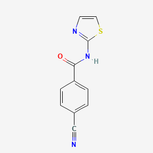 4-cyano-N-(1,3-thiazol-2-yl)benzamide