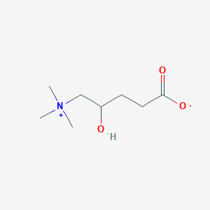 4-Hydroxy-5-(trimethylazaniumyl)pentanoate