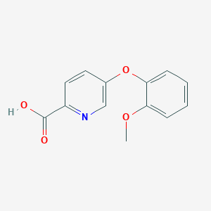B2583179 5-(2-Methoxyphenoxy)pyridine-2-carboxylic acid CAS No. 1535466-06-8