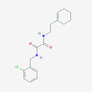 molecular formula C17H21ClN2O2 B2583194 N-[(2-CHLOROPHENYL)METHYL]-N'-[2-(CYCLOHEX-1-EN-1-YL)ETHYL]ETHANEDIAMIDE CAS No. 341004-83-9