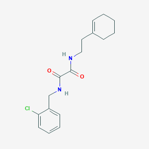 N'-[(2-chlorophenyl)methyl]-N-[2-(cyclohexen-1-yl)ethyl]oxamide
