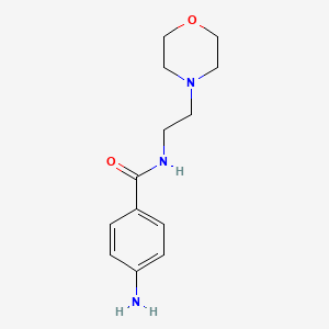 4-amino-N-[2-(morpholin-4-yl)ethyl]benzamide
