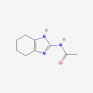 molecular formula C9H13N3O B2583218 N-(4,5,6,7-tetrahydro-1H-benzo[d]imidazol-2-yl)acetamide CAS No. 40639-93-8