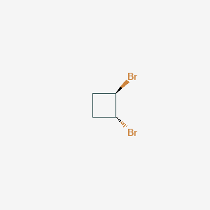 molecular formula C4H6Br2 B2583220 (1R,2R)-1,2-dibromocyclobutane CAS No. 807630-92-8