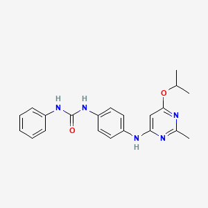 1-(4-((6-Isopropoxy-2-methylpyrimidin-4-yl)amino)phenyl)-3-phenylurea