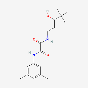 molecular formula C17H26N2O3 B2583227 N1-(3,5-dimethylphenyl)-N2-(3-hydroxy-4,4-dimethylpentyl)oxalamide CAS No. 1396680-45-7