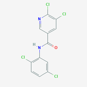 5,6-dichloro-N-(2,5-dichlorophenyl)pyridine-3-carboxamide
