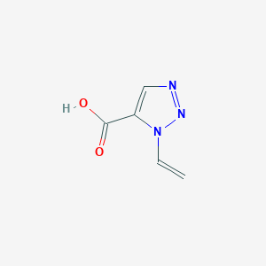 molecular formula C5H5N3O2 B2583338 3-Ethenyltriazole-4-carboxylic acid CAS No. 2470437-71-7