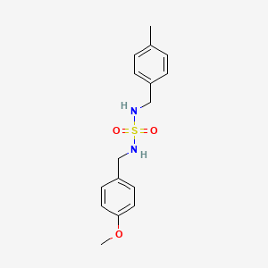 molecular formula C16H20N2O3S B2583461 N-(4-methoxybenzyl)-N'-(4-methylbenzyl)sulfamide CAS No. 337924-28-4