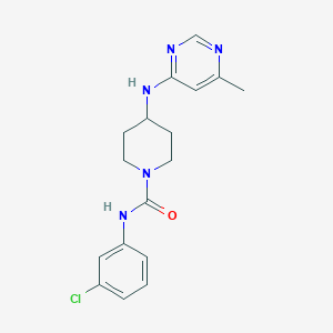 N-(3-Chlorophenyl)-4-[(6-methylpyrimidin-4-yl)amino]piperidine-1-carboxamide