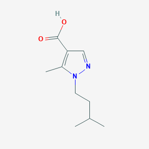 5-methyl-1-(3-methylbutyl)-1H-pyrazole-4-carboxylic acid