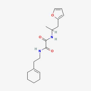 N1-(2-(cyclohex-1-en-1-yl)ethyl)-N2-(1-(furan-2-yl)propan-2-yl)oxalamide