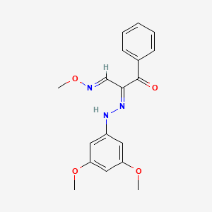 2-[2-(3,5-dimethoxyphenyl)hydrazono]-3-oxo-3-phenylpropanal O-methyloxime