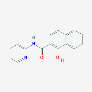 molecular formula C16H12N2O2 B2583581 1-hydroxy-N-pyridin-2-yl-2-naphthamide CAS No. 5355-36-2