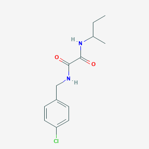 molecular formula C13H17ClN2O2 B2583787 N1-(sec-butyl)-N2-(4-chlorobenzyl)oxalamide CAS No. 357161-31-0