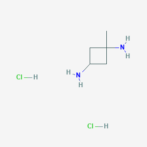 molecular formula C5H14Cl2N2 B2583793 cis-1-Methylcyclobutane-1,3-diamine dihydrochloride CAS No. 2231664-29-0