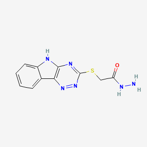 2-(2-(2,3,6-Triazino[5,4-b]indol-3-ylthio)acetylhydrazide