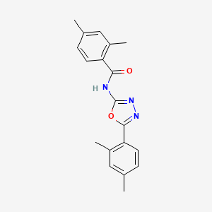 molecular formula C19H19N3O2 B2583981 N-[5-(2,4-dimethylphenyl)-1,3,4-oxadiazol-2-yl]-2,4-dimethylbenzamide CAS No. 891116-03-3