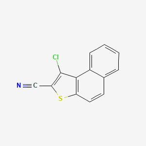molecular formula C13H6ClNS B2584052 1-Chloronaphtho[2,1-b]thiophene-2-carbonitrile CAS No. 886360-79-8