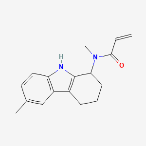 molecular formula C17H20N2O B2584092 N-Methyl-N-(6-methyl-2,3,4,9-tetrahydro-1H-carbazol-1-yl)prop-2-enamide CAS No. 2411199-53-4