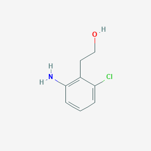 molecular formula C8H10ClNO B025841 2-(2-Amino-6-chlorophenyl)ethanol CAS No. 100376-53-2