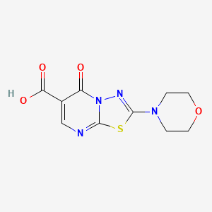 2-Morpholin-4-yl-5-oxo-5H-[1,3,4]thiadiazolo[3,2-a]pyrimidine-6-carboxylic acid