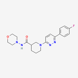 1-(6-(4-fluorophenyl)pyridazin-3-yl)-N-morpholinopiperidine-3-carboxamide