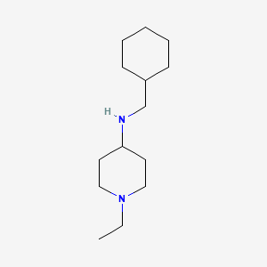 molecular formula C14H28N2 B2584396 N-(cyclohexylmethyl)-1-ethylpiperidin-4-amine CAS No. 416863-45-1