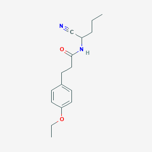 molecular formula C16H22N2O2 B2584468 N-(1-cyanobutyl)-3-(4-ethoxyphenyl)propanamide CAS No. 1311619-54-1