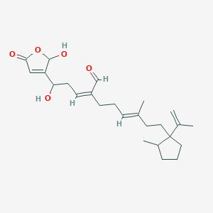 molecular formula C25H36O5 B025846 Luffariellin B CAS No. 108663-78-1