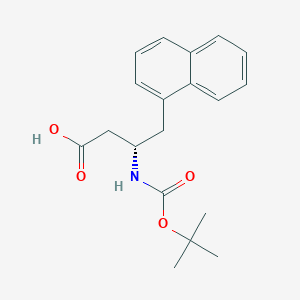 molecular formula C19H23NO4 B2584661 Boc-(S)-3-Amino-4-(1-naphthyl)-butyric acid CAS No. 219297-09-3
