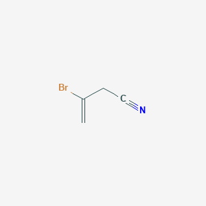 molecular formula C4H4BrN B2584772 3-bromobut-3-enenitrile CAS No. 22468-43-5